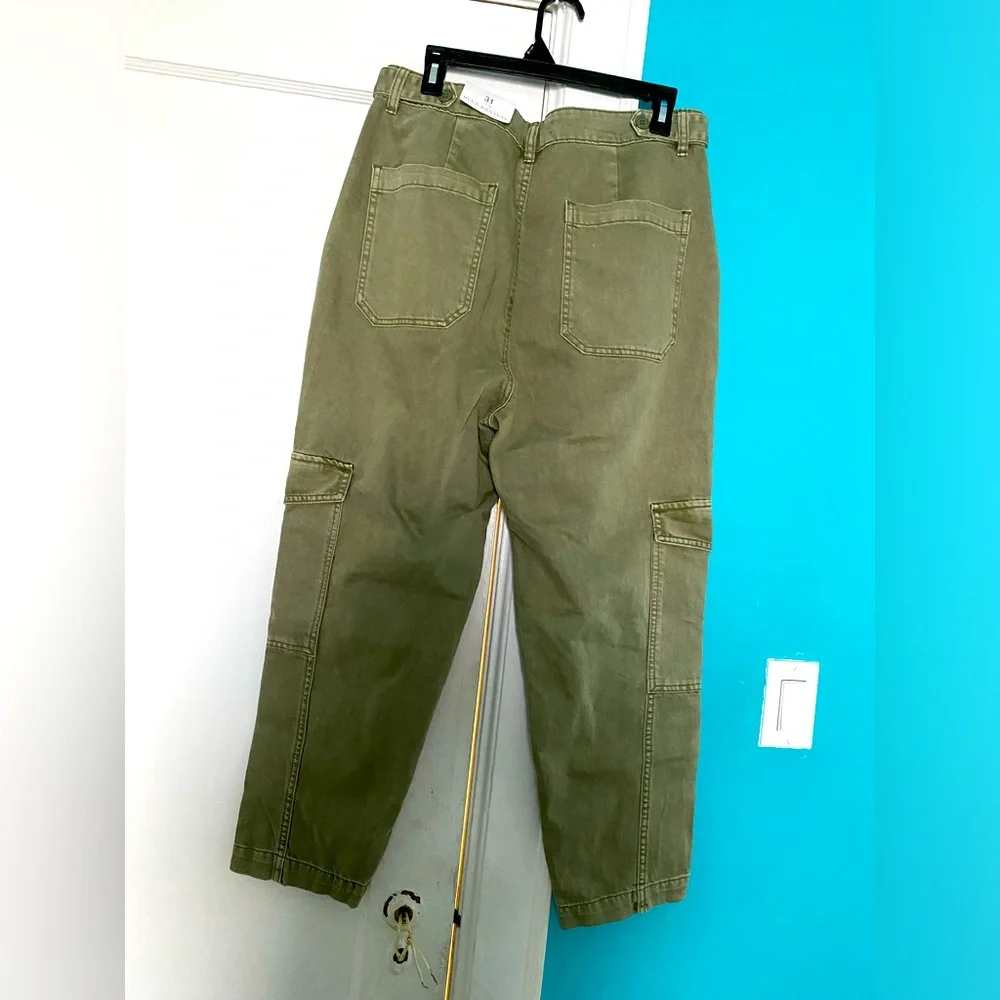 BLUE REVIVAL pants for women size 31 color green condition new - Picture 7 of 8